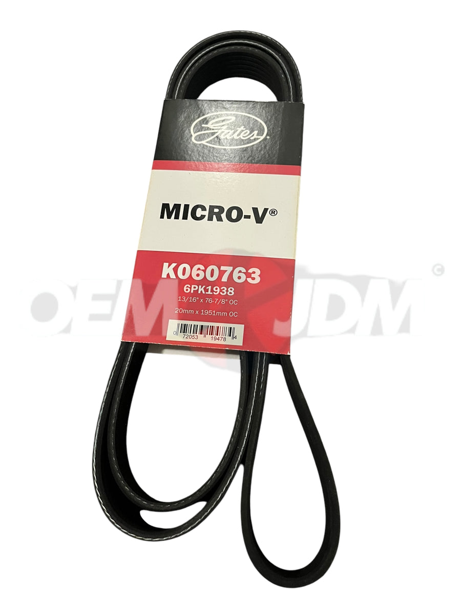Gates Racing Micro-V Drive / Accessory Belt - K060763 (JZ Factory