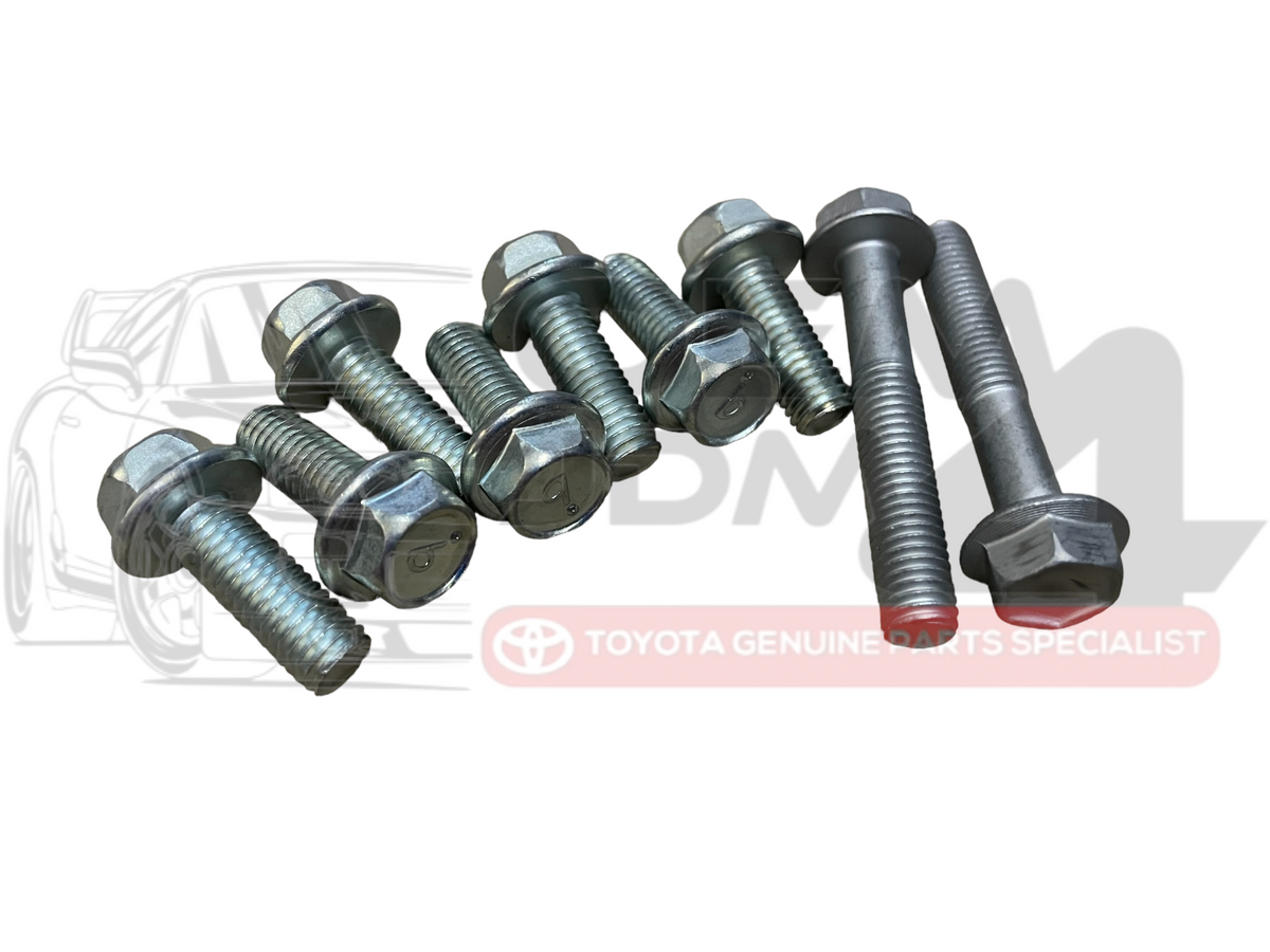 Genuine OEM Toyota 1JZ & 2JZ Oil Pump Bolt Set 9010508153 x 7 & 915 OEM 4 JDM PTY LTD
