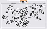 Genuine OEM Toyota 2JZGTE Stock Twins Gasket Kit - 04175-46021