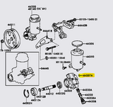 Genuine OEM 1JZGTE & 2JZGTE Power Steering Pump Reservoir o-ring - 90301-11016