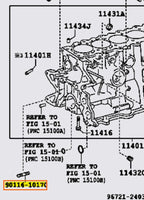 Genuine OEM 1JZ & 2JZ Alternator Stud - 90116-10170