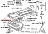 Genuine OEM 1JZ & 2JZ Upper Sump 12mm Bolts - 90105-08355