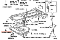 Genuine OEM 1JZ & 2JZ Baffle Plate 10mm Bolts - 90119-06895