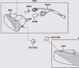 Genuine OEM JZA80 Front & Side Indicator Nut - 81721-14010