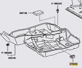 Genuine OEM JZA80 / MK4 Supra Interior Carpet Clamp Clip - 67923-14010