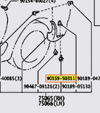 Genuine OEM JZA80 Supra Rear Quarter Bottom Screw - 90159-50311