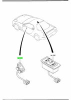 Genuine OEM Mazda RX7 FD3S RHD Passengers Window Switch - 66-370