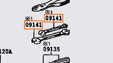 Genuine OEM Toyota JZA80 Supra 12mm-14mm Spanner - 99914-11214