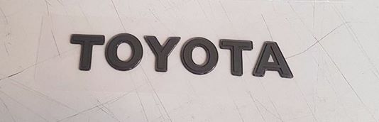 Genuine OEM Toyota JZA80 Supra Gel "Toyota" Badge - 75441-14190