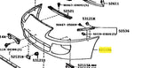 Genuine OEM Toyota JZA80 Supra USDM 98 Front Bumper (Series 2 without Numberplate Holes) - 52119-14921